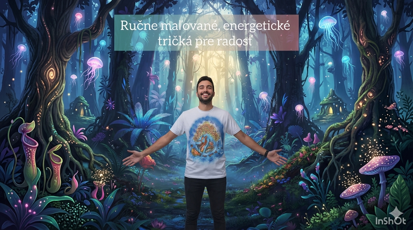 Ručne maľované energetické tričká