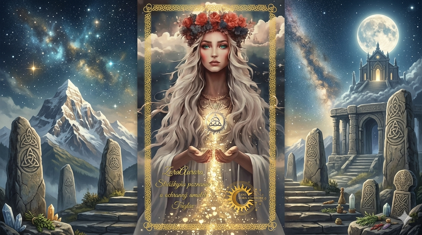 ZORA AURORA - Strážkyňa poznania a ochranný amulet Triglav